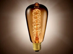 Luminea Edison Glühbirne:2 Vintage-Schmucklampen Mit Handgewickelten Draht, Konisch Und Gewölbt 11 Luminea Edison Glühbirne:2 Vintage-Schmucklampen Mit Handgewickelten Draht, Konisch Und Gewölbt -Lunartec Shop nx2953 1 1