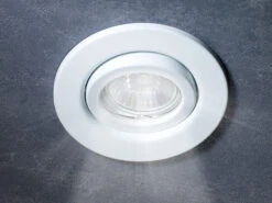 Luminea Einbaulampe-Rahmen:12er-Set Einbaurahmen Für MR16, Weiß, Schwenkbar -Lunartec Shop nx2979 3