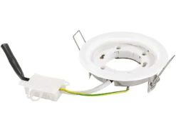 Luminea Einbaustrahler Rahmen:GX53-Einbaufassung, Weiß