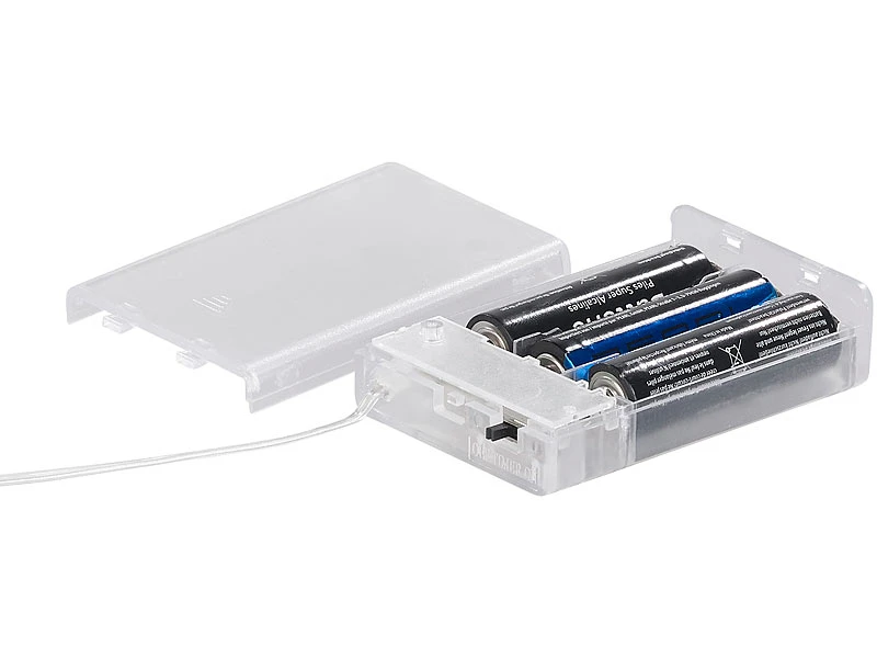 Lunartec Flaschenlichterkette:LED-Silberdraht Mit 18 LEDs In 6 Deko-Gläsern, Batteriebetrieben 6 Lunartec Flaschenlichterkette:LED-Silberdraht Mit 18 LEDs In 6 Deko-Gläsern, Batteriebetrieben – Bild 4