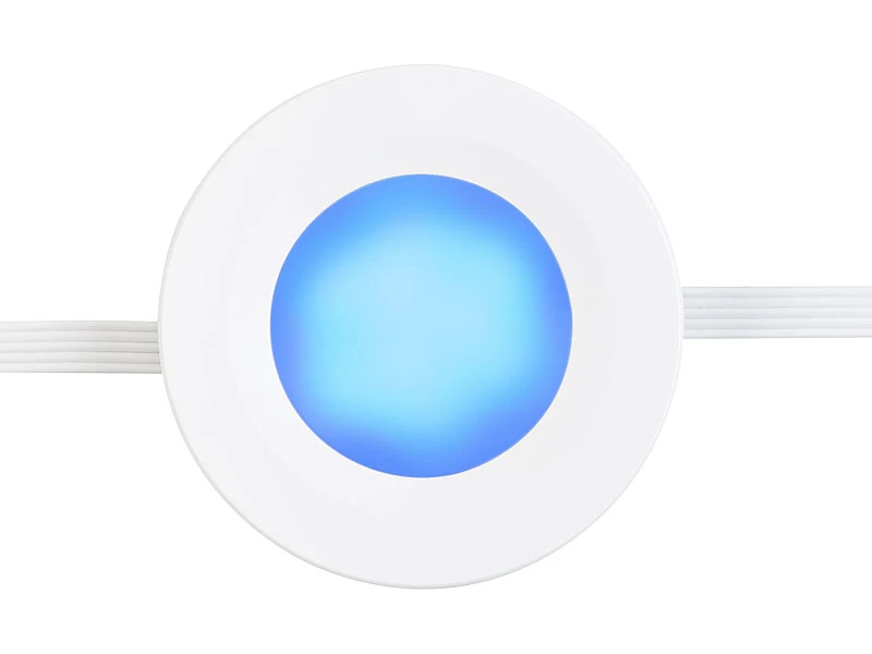 Lunartec Möbelbeleuchtung:3er-Set WLAN-Unterbau-LEDs, RGB+W, Für Amazon Alexa & Google Assistant 12 Lunartec Möbelbeleuchtung:3er-Set WLAN-Unterbau-LEDs, RGB+W, Für Amazon Alexa & Google Assistant – Bild 10