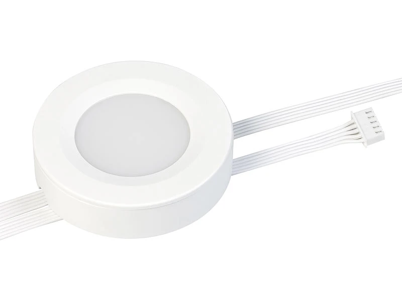 Lunartec Möbelbeleuchtung:3er-Set WLAN-Unterbau-LEDs, RGB+W, Für Amazon Alexa & Google Assistant 15 Lunartec Möbelbeleuchtung:3er-Set WLAN-Unterbau-LEDs, RGB+W, Für Amazon Alexa & Google Assistant – Bild 13