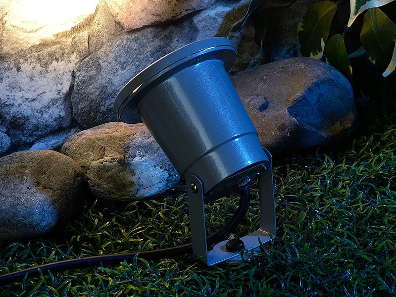 Luminea Pflanzenstrahler Innen:Indoor-Pflanzenstrahler, Einflammig, GU10, Grau 1,5M Kabel 4 Luminea Pflanzenstrahler Innen:Indoor-Pflanzenstrahler, Einflammig, GU10, Grau 1,5M Kabel – Bild 2