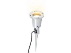 Luminea Pflanzenstrahler Innen:Indoor-Pflanzenstrahler, Einflammig, GU10, Grau 1,5M Kabel