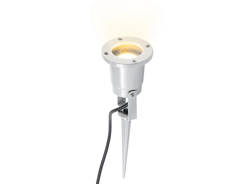 Luminea Pflanzstrahler:2er-Set Indoor-Pflanzenstrahler, Einflammig, GU10, Grau 1,5 M Kabel X 4 Luminea Pflanzstrahler:2er-Set Indoor-Pflanzenstrahler, Einflammig, GU10, Grau 1,5 M Kabel X – Bild 3
