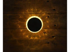 Lunartec Solarlicht:2er-Set Solar-LED-Windlichter "Liora", Glas, Lichtmuster, IP44, Ø 8 Cm -Lunartec Shop nx3885 7