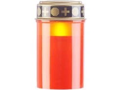 PEARL Grableuchten:8er-Set Flackernde Grablicht-LED-Kerzen, Batteriebetrieb, 12 Cm Hoch -Lunartec Shop nx4839 0 1