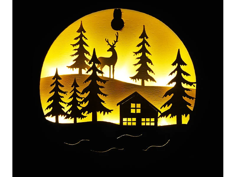 Lunartec Holzbilder:2er-Set Leuchtende Echtholzbilder Mit Warmweißen LEDs, Batteriebetrieb 10 Lunartec Holzbilder:2er-Set Leuchtende Echtholzbilder Mit Warmweißen LEDs, Batteriebetrieb – Bild 8
