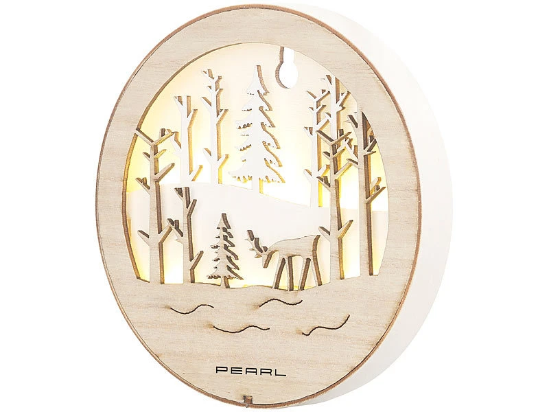 Lunartec Holzbilder:2er-Set Leuchtende Echtholzbilder Mit Warmweißen LEDs, Batteriebetrieb 13 Lunartec Holzbilder:2er-Set Leuchtende Echtholzbilder Mit Warmweißen LEDs, Batteriebetrieb – Bild 11