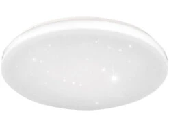 Luminea Home Control Deckenlampe Alexa:2er Pack WLAN-Sternen-Deckenleuchte Für Siri, Alexa, Google Ass., CCT -Lunartec Shop nx4926 0