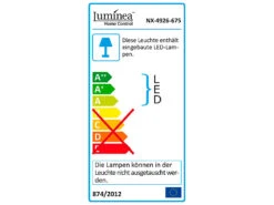 Luminea Home Control Deckenlampe Alexa:2er Pack WLAN-Sternen-Deckenleuchte Für Siri, Alexa, Google Ass., CCT -Lunartec Shop nx4926 2