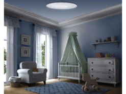 Luminea Home Control Deckenlampe Alexa:2er Pack WLAN-Sternen-Deckenleuchte Für Siri, Alexa, Google Ass., CCT -Lunartec Shop nx4926 6