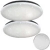 Luminea LED Deckenleuchten:2er-Set LED-Decken-Kinderzimmerleuchten, Sternenhimmel-Effekt, 840 Lm