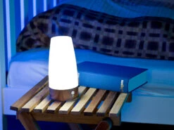 Lunartec Tischlampe Batterie:LED-Tischlampe Mit PIR-Bewegungs-Sensor, Batteriebetrieben, Warmweiß -Lunartec Shop nx5159 4