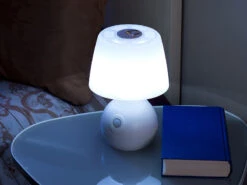 Lunartec Tischlampe Mit Batterie:LED-Tischlampe, PIR- & Licht-Sensor, Warmweiß & Tageslichtweiß, 30 Lm -Lunartec Shop nx5737 2