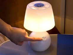 Lunartec Tischlampe Mit Batterie:LED-Tischlampe, PIR- & Licht-Sensor, Warmweiß & Tageslichtweiß, 30 Lm -Lunartec Shop nx5737 6