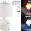 Lunartec Tischlampe Mit Batterie:LED-Tischlampe, PIR- & Licht-Sensor, Warmweiß & Tageslichtweiß, 30 Lm