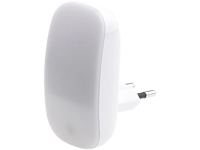 Lunartec Nachtlampe:Kompaktes LED-Steckdosen-Nachtlicht, Dämmerungssensor, 1 Lm, 0,25 Watt 8 Lunartec Nachtlampe:Kompaktes LED-Steckdosen-Nachtlicht, Dämmerungssensor, 1 Lm, 0,25 Watt – Bild 6