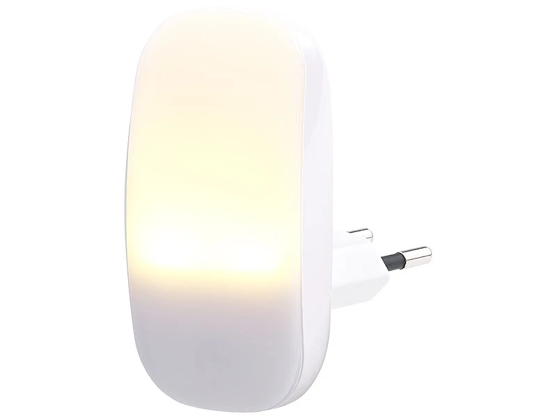Lunartec Nachtlampe:Kompaktes LED-Steckdosen-Nachtlicht, Dämmerungssensor, 1 Lm, 0,25 Watt 5 Lunartec Nachtlampe:Kompaktes LED-Steckdosen-Nachtlicht, Dämmerungssensor, 1 Lm, 0,25 Watt – Bild 3