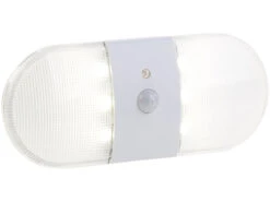 PEARL Wandlampe:Batterie-LED-Wandleuchte, Bewegungs & Lichtsensor, 80 Lumen, 3er-Set -Lunartec Shop nx5853 4 1