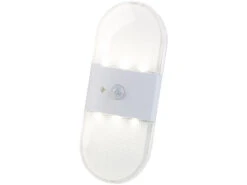 PEARL Wandlampe:Batterie-LED-Wandleuchte, Bewegungs & Lichtsensor, 80 Lumen, 3er-Set -Lunartec Shop nx5853 6 1