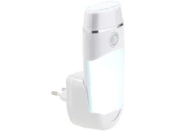 Lunartec Steckdosenlampe:4in1-Multifunktions-Leuchte & Nachtlicht Mit Akku & Induktions-Ladung -Lunartec Shop nx5880 13