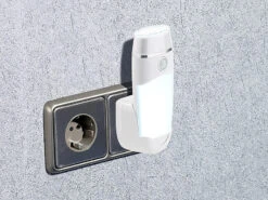 Lunartec Steckdosenlampe:4in1-Multifunktions-Leuchte & Nachtlicht Mit Akku & Induktions-Ladung -Lunartec Shop nx5880 14