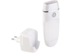 Lunartec Steckdosenlampe:4in1-Multifunktions-Leuchte & Nachtlicht Mit Akku & Induktions-Ladung -Lunartec Shop nx5880 4