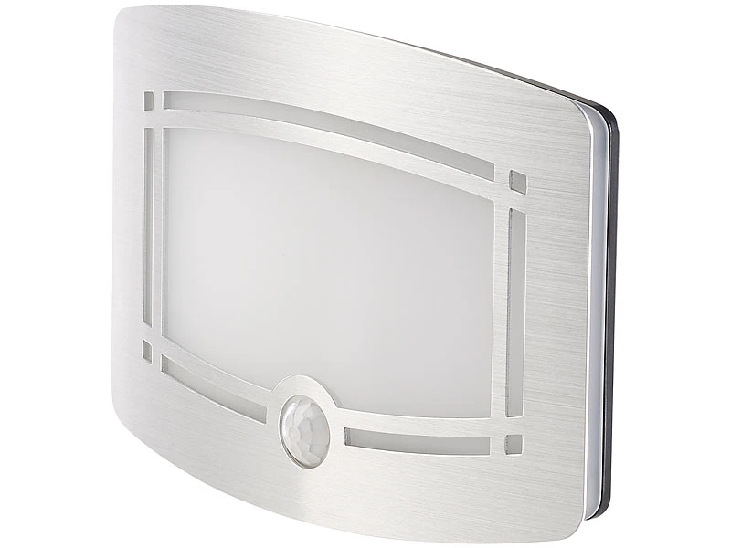 Lunartec Wandleuchte Mit Batterie:2-stufige Akku-LED-Wandleuchte, Bewegungs- & Lichtsensor, 40 Lm 7 Lunartec Wandleuchte Mit Batterie:2-stufige Akku-LED-Wandleuchte, Bewegungs- & Lichtsensor, 40 Lm – Bild 5