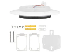 Luminea Indirekte Beleuchtung:2er Pack Verstellbare LED-Wand- Und Deckenleuchte, 600 Lumen, 10 W -Lunartec Shop nx6078 11 2