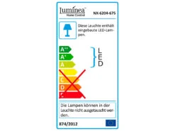 Luminea Home Control Deckenlampe Google Home:WLAN-LED-Deckenleuchte Für Amazon Alexa & Google Assistant, CCT, 18 W -Lunartec Shop nx6204 2