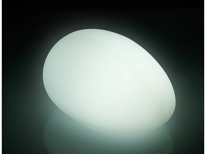 Lunartec Leuchtende Steine Solar:Solar-LED-Dekostein Mit Fernbedienung, RGB+W, IP44, 32 Cm 5 Lunartec Leuchtende Steine Solar:Solar-LED-Dekostein Mit Fernbedienung, RGB+W, IP44, 32 Cm – Bild 3