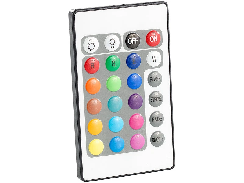 Lunartec Farbwechsel Lampe:RGB-Stimmungsleuchte, Mit Fernbedienung, IP65 5 Lunartec Farbwechsel Lampe:RGB-Stimmungsleuchte, Mit Fernbedienung, IP65 – Bild 3