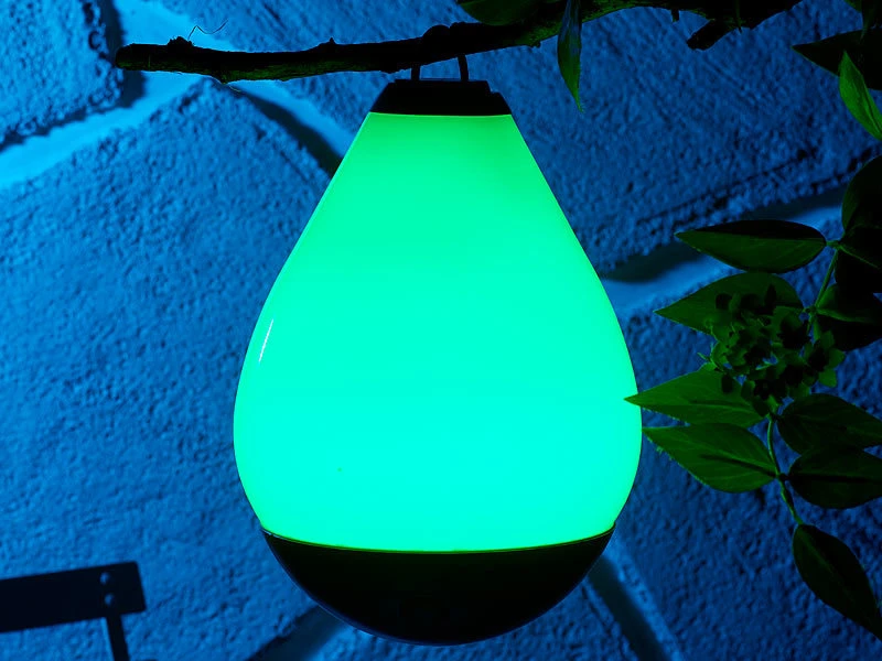 Lunartec Farbwechsel Lampe:RGB-Stimmungsleuchte, Mit Fernbedienung, IP65 3 Lunartec Farbwechsel Lampe:RGB-Stimmungsleuchte, Mit Fernbedienung, IP65