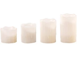 Britesta Adventsgesteck:Adventskranz Mit Weißen LED-Kerzen, Silbern Geschmückt -Lunartec Shop nx6644 4