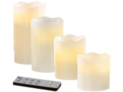 Britesta Adventsgesteck:Adventskranz Mit Weißen LED-Kerzen, Silbern Geschmückt -Lunartec Shop nx6644 5