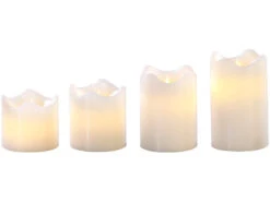 Britesta Fertiger Adventskranz:Adventskranz, Silbern, 4 Weiße LED-Kerzen Mit Bewegter Flamme 11 Britesta Fertiger Adventskranz:Adventskranz, Silbern, 4 Weiße LED-Kerzen Mit Bewegter Flamme -Lunartec Shop nx6646 2