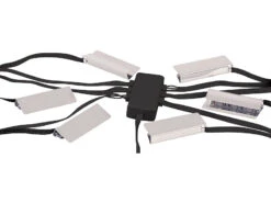 Lunartec Boden-Beleuchtung:4er-Set LED-Glasbodenbeleuchtungen: 24 Klammern Mit 72 RGB-LEDs -Lunartec Shop nx6775 0