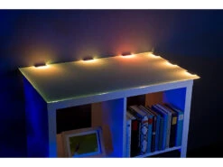 Lunartec LED Leiste:2er-Set LED-Glasbodenbeleuchtungen: 12 Klammern Mit 36 RGB-LEDs 23 Lunartec LED Leiste:2er-Set LED-Glasbodenbeleuchtungen: 12 Klammern Mit 36 RGB-LEDs -Lunartec Shop nx6775 4 1