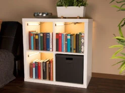 Luminea Unterbauleuchte Küche:3er-Komplett-Set Dimmbare LED-Unterbauleuchte, 720 Lumen, 9 Watt -Lunartec Shop nx6786 7