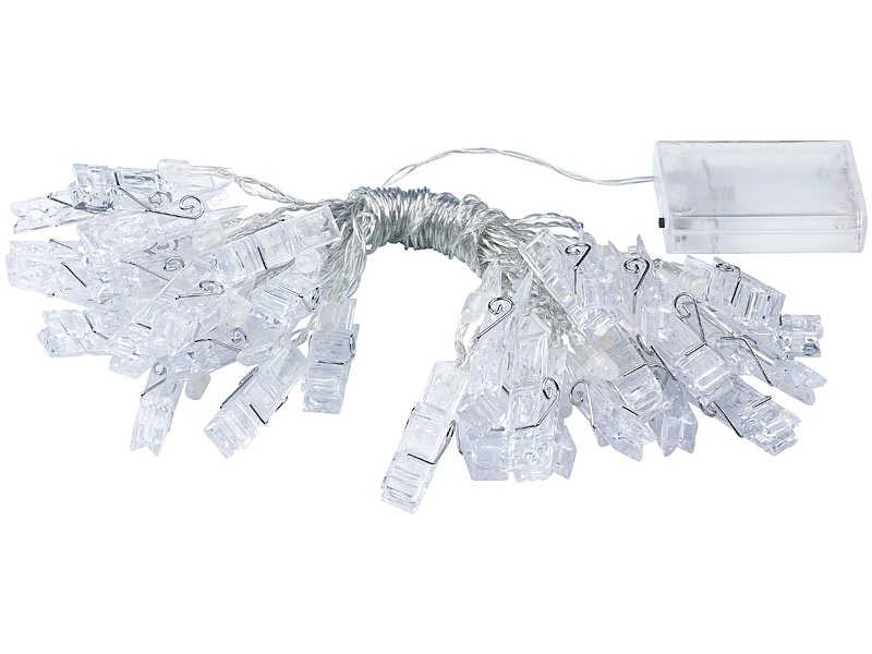 Lunartec Lichterkette Bilder:LED-Foto-Clips-Lichterkette Mit 40 Klammern, Batteriebetrieben, 10 M 9 Lunartec Lichterkette Bilder:LED-Foto-Clips-Lichterkette Mit 40 Klammern, Batteriebetrieben, 10 M – Bild 7