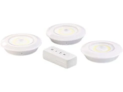 Lunartec Batterieleuchte:3er-Set Superhelle COB-LED-Unterbauleuchten, Timer, 120lm, Erweiterbar 17 Lunartec Batterieleuchte:3er-Set Superhelle COB-LED-Unterbauleuchten, Timer, 120lm, Erweiterbar -Lunartec Shop nx6894 5 1