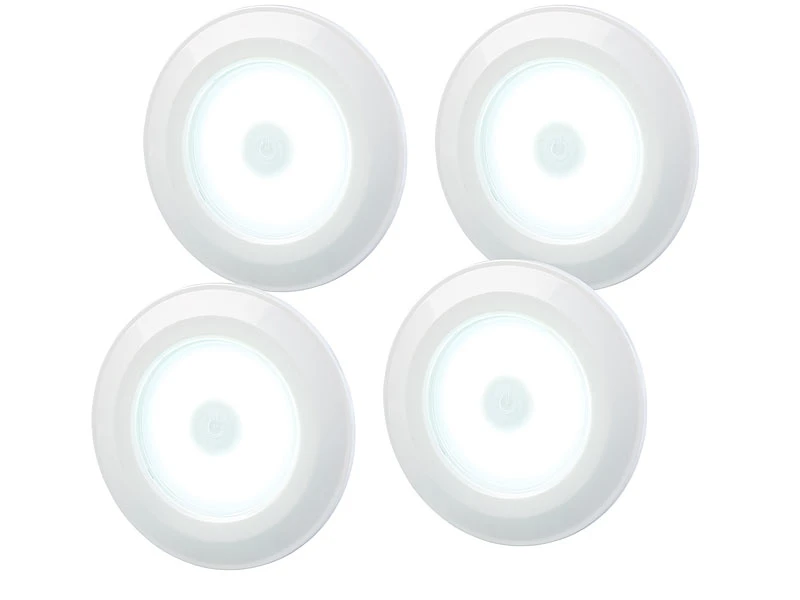 Lunartec LED Spots Zum Kleben:4er-Erweiterungs-Set Für COB-LED-Unterbauleuchten UBL-16.w 3 Lunartec LED Spots Zum Kleben:4er-Erweiterungs-Set Für COB-LED-Unterbauleuchten UBL-16.w