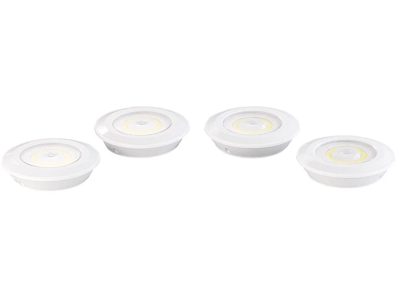 Lunartec LED Spots Zum Kleben:4er-Erweiterungs-Set Für COB-LED-Unterbauleuchten UBL-16.w 6 Lunartec LED Spots Zum Kleben:4er-Erweiterungs-Set Für COB-LED-Unterbauleuchten UBL-16.w – Bild 4