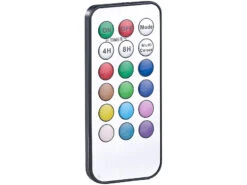 Lunartec LED Spot:3er-Set RGB+W-LED-Unterbauleuchten, Fernbedienung, Timer, Erweiterbar -Lunartec Shop nx6896 9