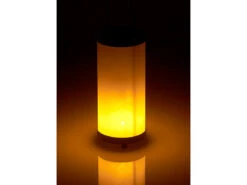 Lunartec Fackel Lampe:2er-Set Solar-LED-Laternen Glas/Metall Mit Fackel-Effekt, 96 LEDs -Lunartec Shop nx6984 0