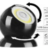 Luminea Akku Strahler:Ultrahelle COB-LED-Akku-Leuchte Mit PIR-Sensor, 200 Lumen, Schwarz -Lunartec Shop nx7692 8