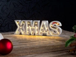 Lunartec LED-Deko Modern:LED-Schriftzug "XMAS" Aus Holz & Spiegeln Mit Timer, 3er-Set 23 Lunartec LED-Deko Modern:LED-Schriftzug "XMAS" Aus Holz & Spiegeln Mit Timer, 3er-Set -Lunartec Shop nx7701 9