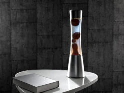 Lunartec Nachtischlampe:Lavalampe, Klare Flüssigkeit, Schwarzes Wachs, Glas, Alu, Kindersicher 10 Lunartec Nachtischlampe:Lavalampe, Klare Flüssigkeit, Schwarzes Wachs, Glas, Alu, Kindersicher -Lunartec Shop nx8148 5