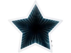 Lunartec Endlosspiegel:Sternförmiger Unendlichkeitsspiegel, 60 Weiße LEDs, Batteriebetrieben -Lunartec Shop nx8172 1 1